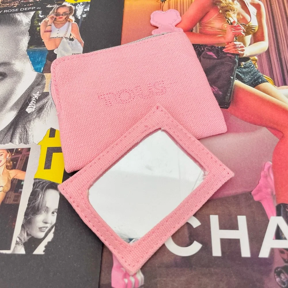 Tous Pink Mirror‎ and Zip Case
